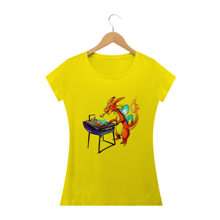 Nome do produtoBABY LONG CLASSIC - CHARIZARD FAZENDO CHURRASCO