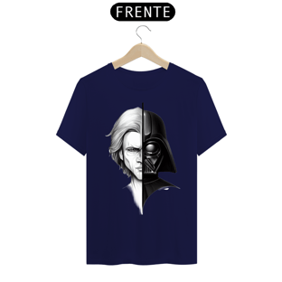 Nome do produtoT-SHIRT CLASSIC - ANAKIN/DARTH VADER PRETO E BRANCO
