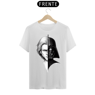 Nome do produtoT-SHIRT CLASSIC - ANAKIN/DARTH VADER PRETO E BRANCO