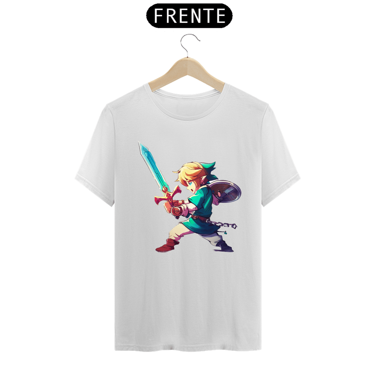 Nome do produto: T-SHIRT CLASSIC - LINK, THE LEGEND OF ZELDA