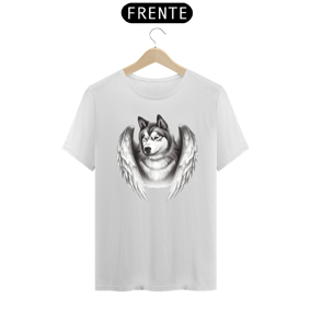 Nome do produto  T-SHIRT CLASSIC - HUSKY COM ASAS