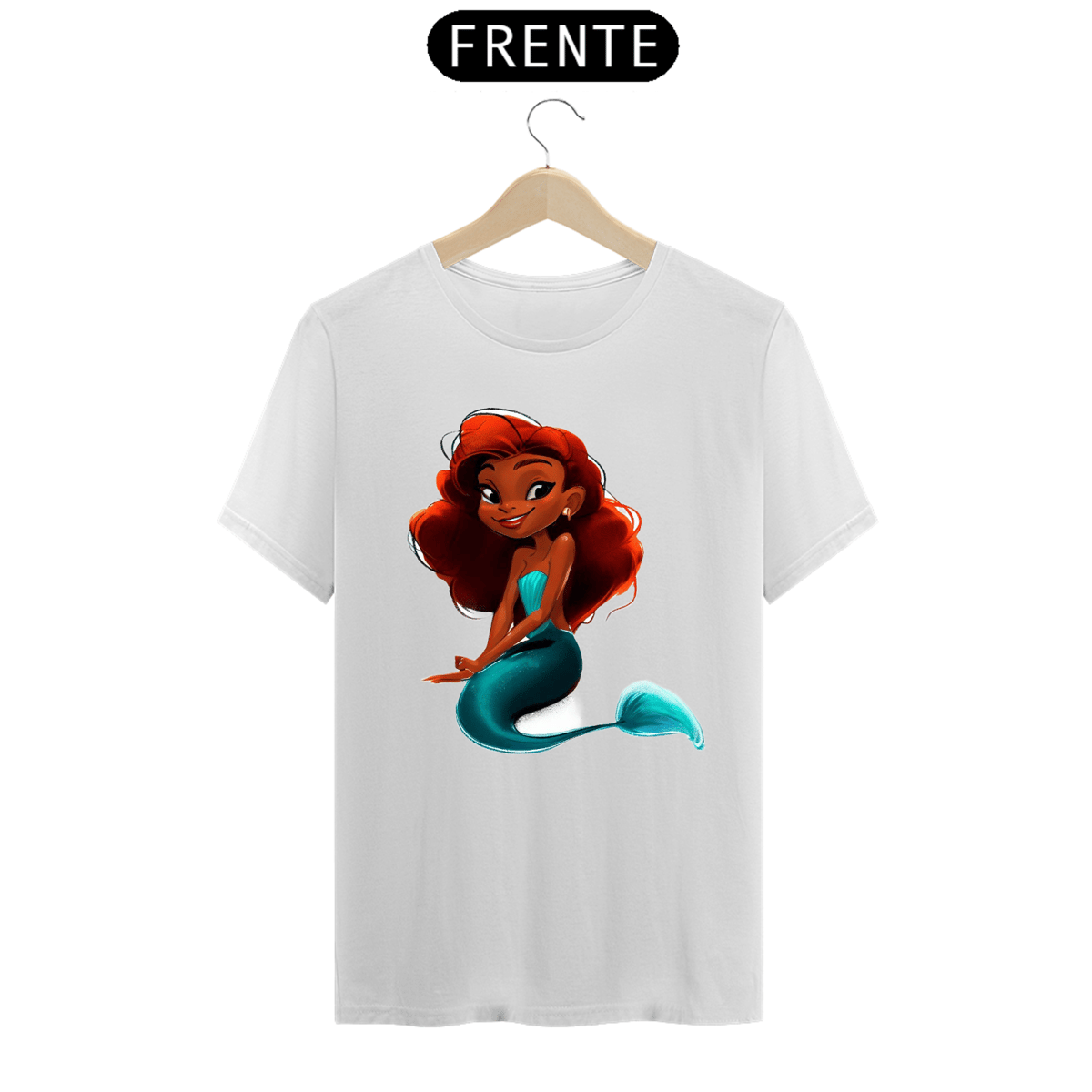 Nome do produto: T-SHIRT CLASSIC - PEQUENA SEREIA