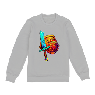 Nome do produtoMOLETOM - ESPADA E ESCUDO