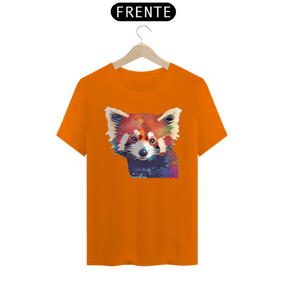 Nome do produto  T-SHIRT CLASSIC - PANDA VERMELHO