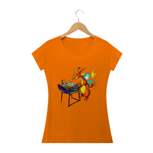 Nome do produtoBABY LONG CLASSIC - CHARIZARD FAZENDO CHURRASCO