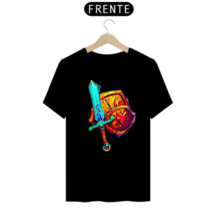 Nome do produtoT-SHIRT CLASSIC - ESPADA E ESCUDO