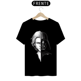 Nome do produtoT-SHIRT CLASSIC - ANAKIN/DARTH VADER PRETO E BRANCO
