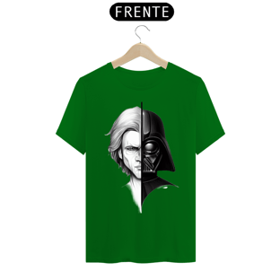 Nome do produtoT-SHIRT CLASSIC - ANAKIN/DARTH VADER PRETO E BRANCO