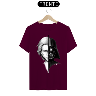 Nome do produtoT-SHIRT CLASSIC - ANAKIN/DARTH VADER PRETO E BRANCO