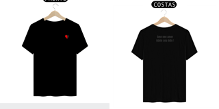 Nome do produto Camiseta Coração do Mine