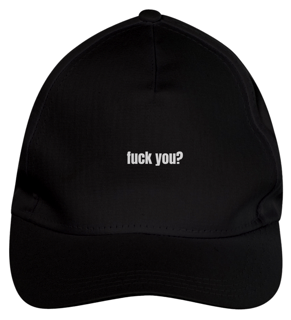 Nome do produto Boné fuck you?