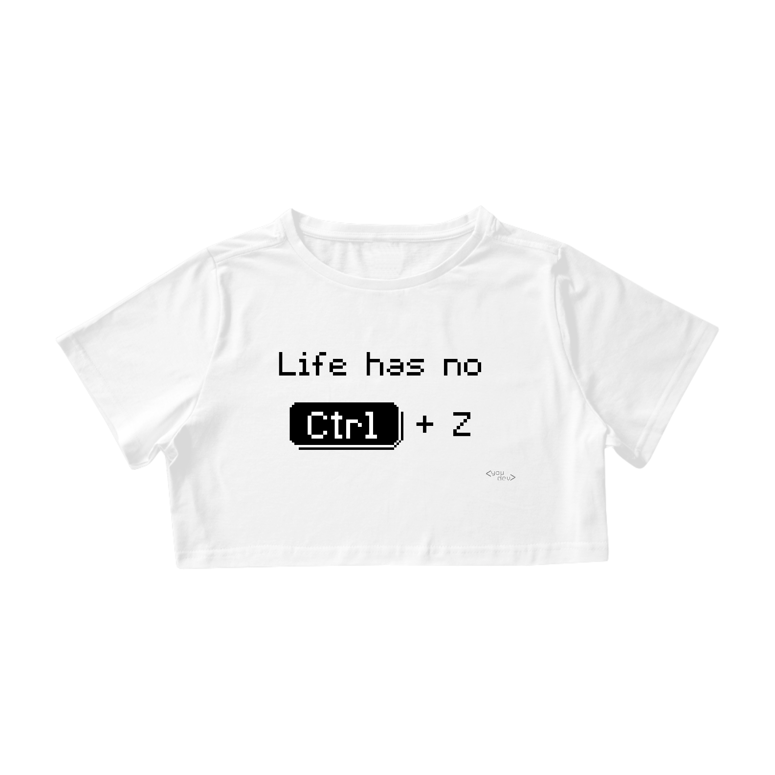 Life has no ctrl z - black