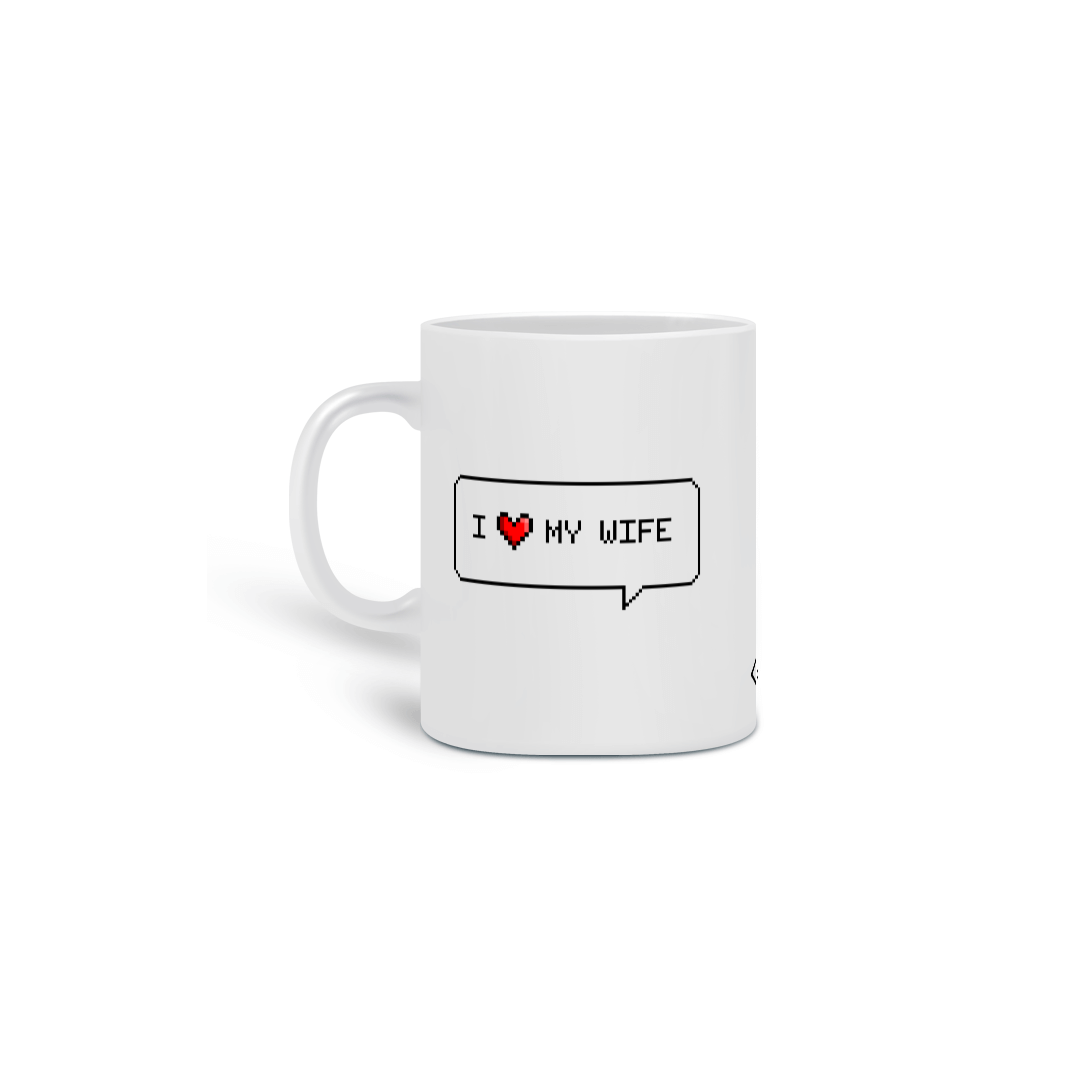 Nome do produto: I ♥ love my nerdy / wife