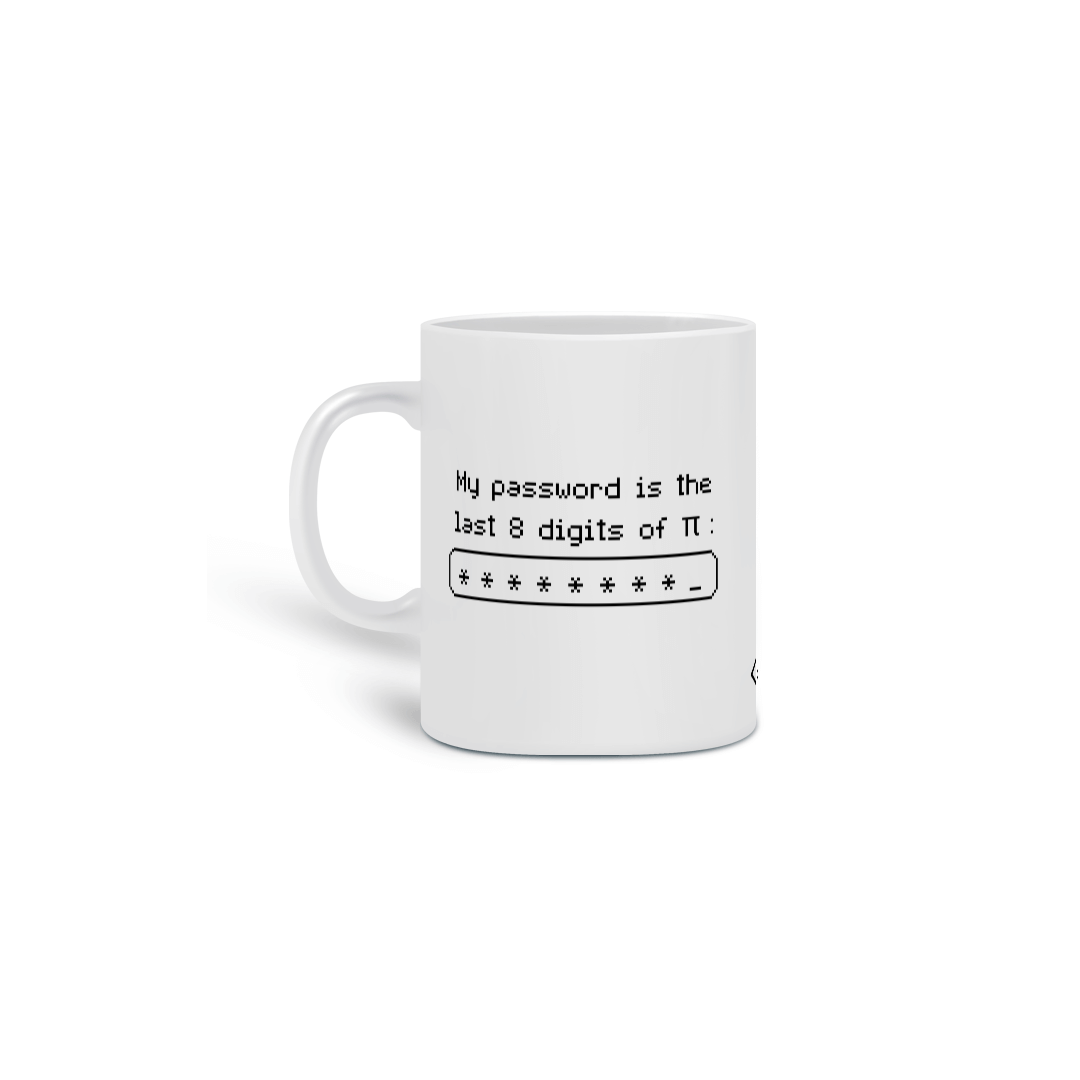 Nome do produto: My password is the last 8 digits of pi