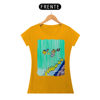 Nome do produto Chaves e Pica-Pau nas Cataratas Camisa Baby Long