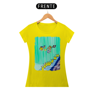 Nome do produto Chaves e Pica-Pau nas Cataratas Camisa Baby Long