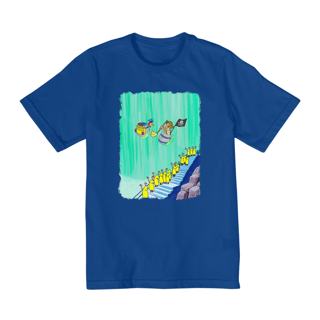 Nome do produto Chaves e Pica-Pau nas Cataratas Camisa Infantil (10 a 14)