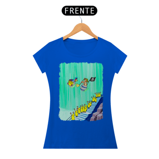 Nome do produto Chaves e Pica-Pau nas Cataratas Camisa Baby Long