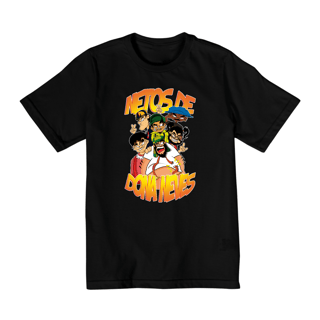 Nome do produto Netos Caricatura Camisa Infantil (10-14 Anos)