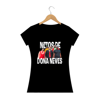Nome do produto Netos Banda Camisa Baby Long (Preta)