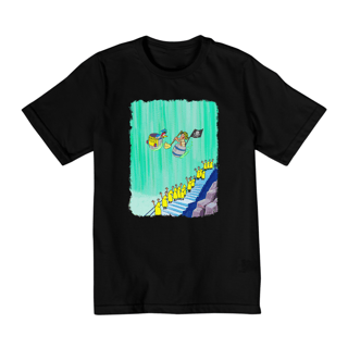 Nome do produto Chaves e Pica-Pau nas Cataratas Camisa Infantil (10 a 14)