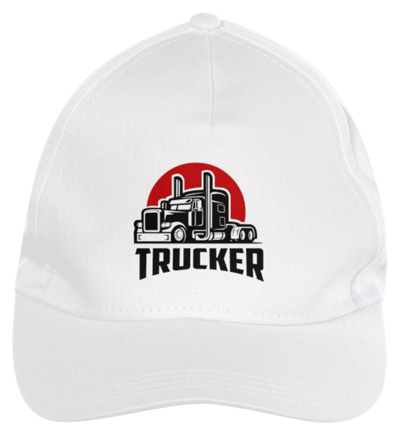 BONÉ BRANCO ABA CURVADA TRUCKER
