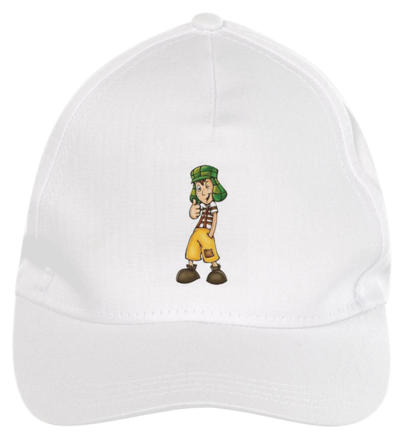 BONÉ BRANCO ABA CURVADA CHAVES 