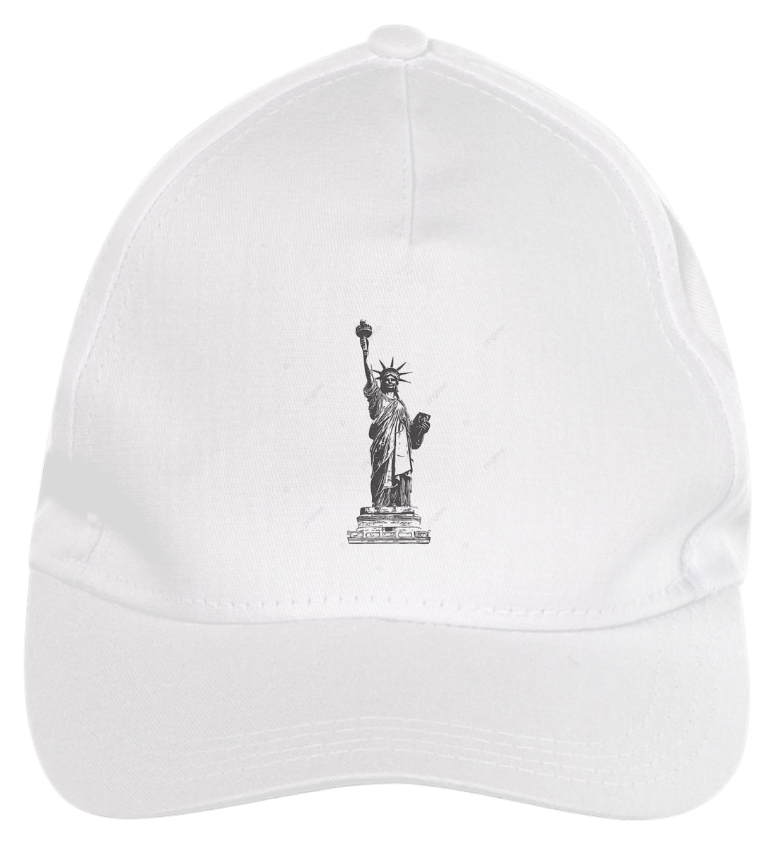 Nome do produto: bone branco aba curvada 