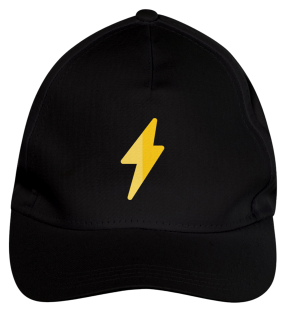 BONÉ PRETO ABA CURVADA RAIO