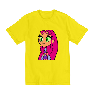 Nome do produto camiseta infantil estelar jovens titans