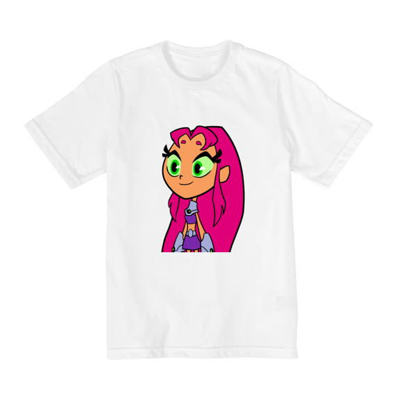 camiseta infantil estelar jovens titans