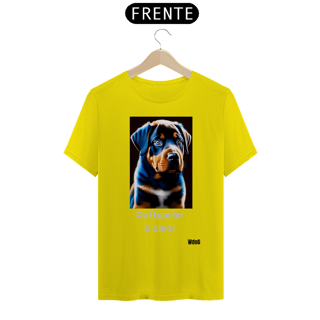 Nome do produto Rottweiler é amor / T-shirt Rottweiler