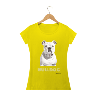 Nome do produto Bulldog Branco / T-shirt Women Bulldog White