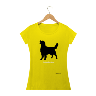 Nome do produto Golde Retriever sombra / T-shirt Women Golden Retriever 
