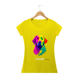 Nome do produto Pintura de Labrador / T-shirt Woman Labrador