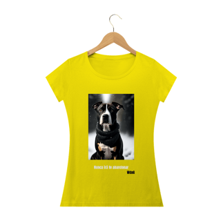 Nome do produto Cachorro Nunca irá te Abandonar / T-shirt Woman