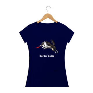 Nome do produto Border Collie Frisbie / T-shirt Women Border Collie 