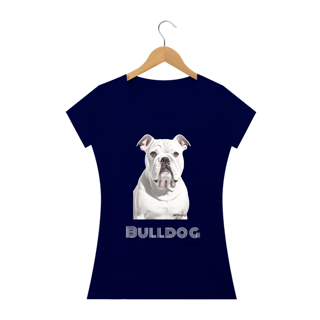 Nome do produto Bulldog Branco / T-shirt Women Bulldog White