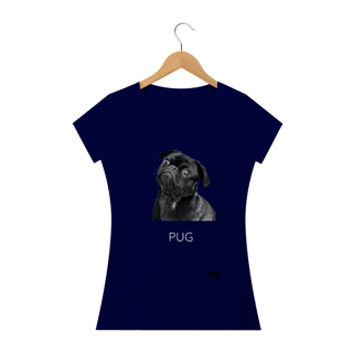 Nome do produto Pug Observador / T-shirt Woman Pug