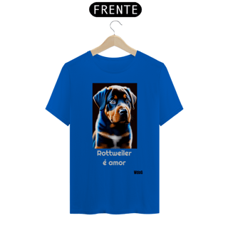 Nome do produto Rottweiler é amor / T-shirt Rottweiler
