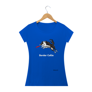 Nome do produto Border Collie Frisbie / T-shirt Women Border Collie 