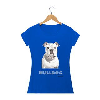 Nome do produto Bulldog Branco / T-shirt Women Bulldog White
