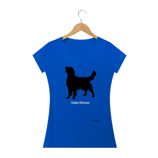Nome do produto Golde Retriever sombra / T-shirt Women Golden Retriever 