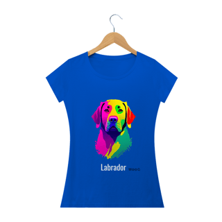 Nome do produto Pintura de Labrador / T-shirt Woman Labrador