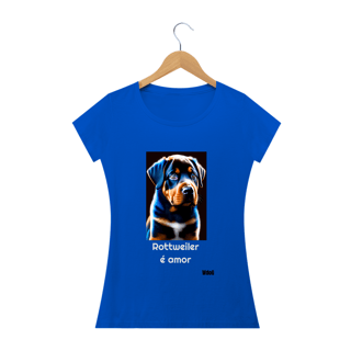 Nome do produto Rottweiler é amor / T-shirt Woman Rottweiler