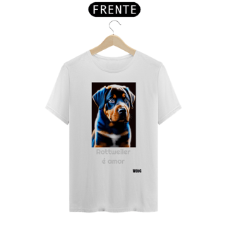 Nome do produto Rottweiler é amor / T-shirt Rottweiler