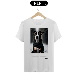 Nome do produto Cachorro Nunca ira te abandonar / T-shirt dog