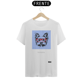 Nome do produto Yorkshire retrato de oculos / T-shirt Yorkshire