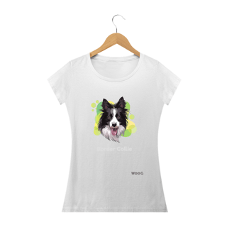 Nome do produto Camiseta Border Collie / T-shirt Women Border Collie