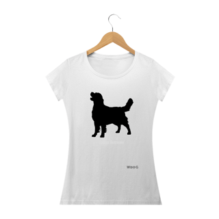 Nome do produto Golde Retriever sombra / T-shirt Women Golden Retriever 